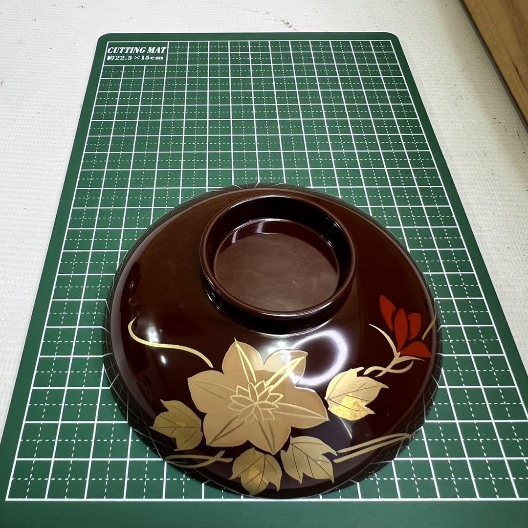 Amazon.co.jp: 山中塗 耕峰作 本漆塗手描蒔絵 御吸圽椀揃 柄鉄仙